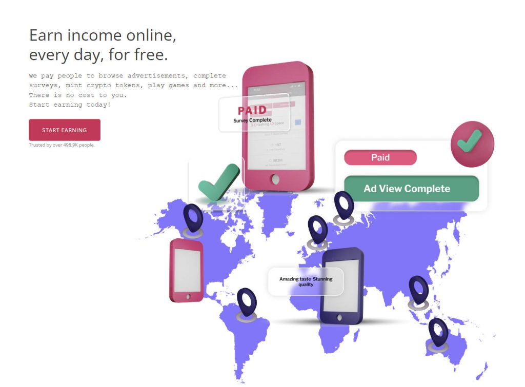 Hashing Advertisement! With Own Coin! Token of Advertise! Unqiue Chance! Airdrop Deluxe! Drops each day! Watch ADS!