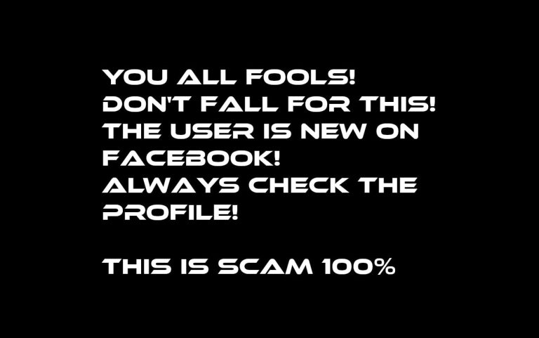 showing scam